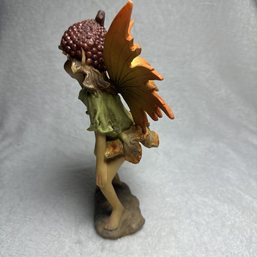 PUMPKIN PATCH SITTING FAIRY FIGURINE 6” & STANDING FAIRY FIGURINE 8” NEW IN BOX - Picture 6 of 15